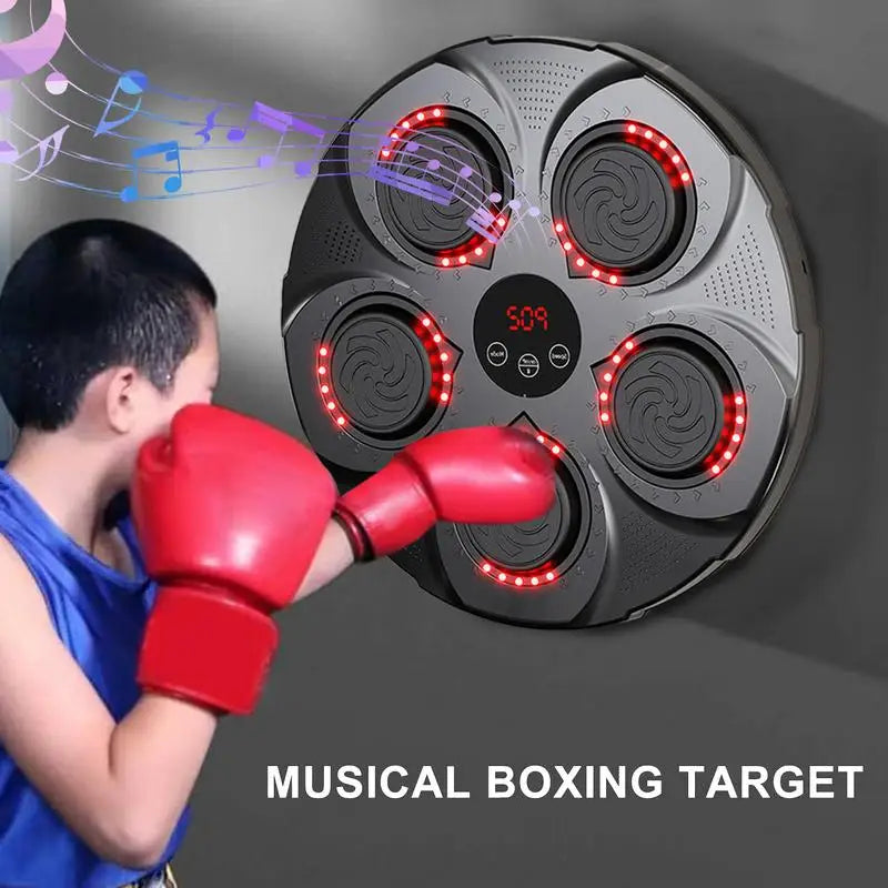 Boxing Trainer Smart Music Boxing Target Home Boxing Fitness Equipment Wall Mounted Illuminated Boxing Machine Boxing Train Tool