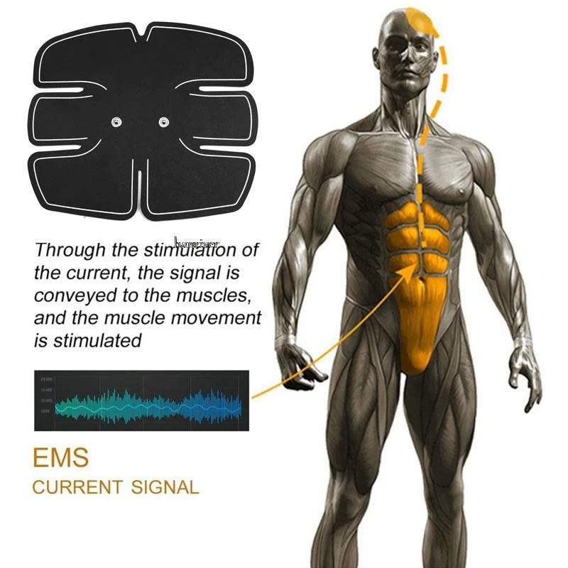 Electric Muscle Stimulator for Abdominal Training and Body Fitness